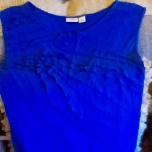 Cato blue sleeveless shirt